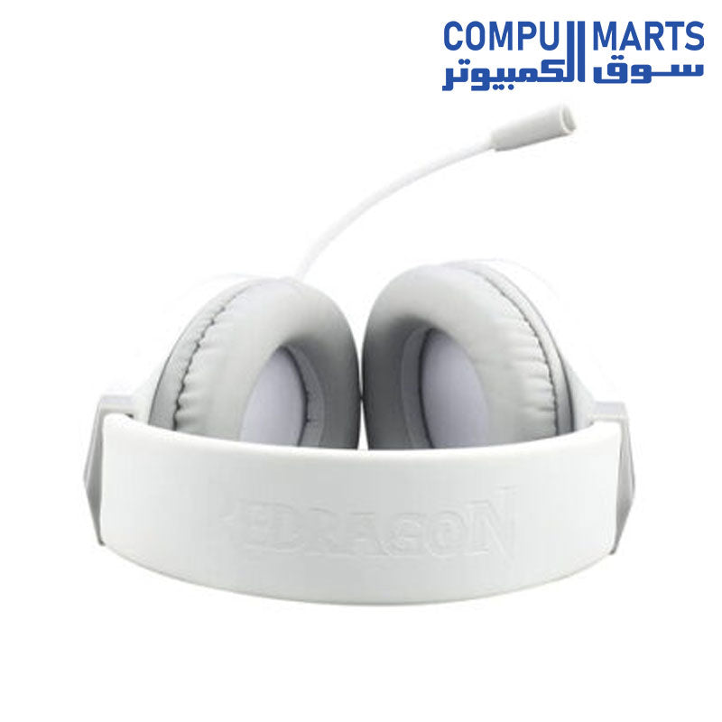 H260-HYLAS-Headphones-Redragon-RGB-Gaming-White