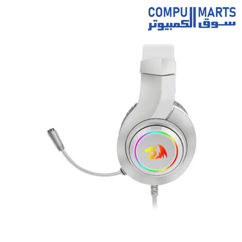 H260-HYLAS-Headphones-Redragon-RGB-Gaming-White