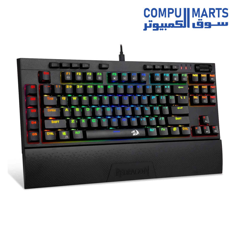 K588-Keyboard-Redragon-RGB-Blue Switches