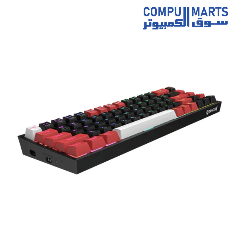 K631-PRO-65%-Keyboard-Redragon-RGB