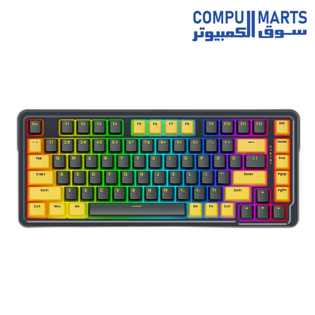 K649-78%-Keyboard-Redragon-RGB-Wired 