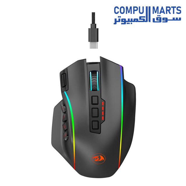 M901P-KS-Mouse-Redragon-Wireless-Gaming-16,000 DPI-Black