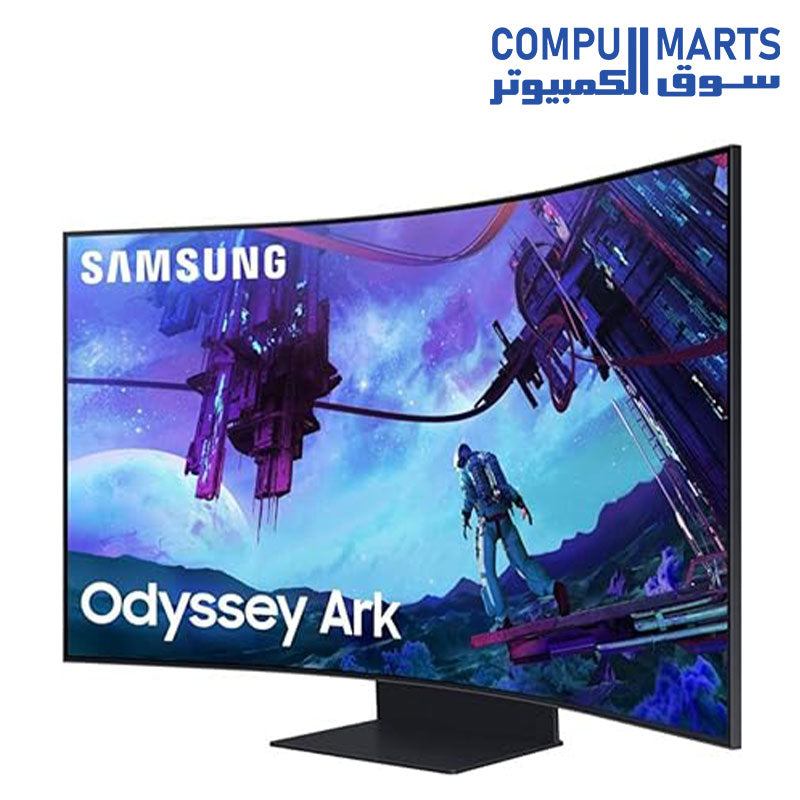 55"-SAMSUNG-Monitor-165Hz-1ms-MD FreeSync-HDR-10-4K UHD-1000R-Curved