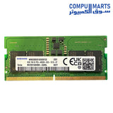 Samsung DDR5 4800MHz SODIMM PC5-38400 CL40 1Rx16 1.1V SO-DIMM 262-Pin Laptop Notebook RAM Memory