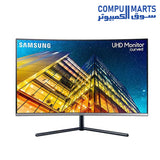 Ur59C-Monitor-Samsung-32 Inch-60Hz-4Ms-4K -3840X2160-VA-1500R-103-SRGB-Curved