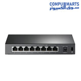 TL-SF1008P-SWITCHES-TP-Link-8-Port 10/100Mbps