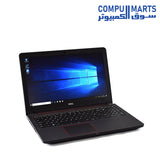 لابتوب مستعمل Dell Inspiron 7559 معالج Intel Core i5-7300HQ وذاكرة وصول عشوائي بسعة 16 جيجابايت ووحدة تخزين SSD بسعة 512 جيجابايت وكرت شاشة NVIDIA GeForce GTX 1060 بسعة 6 جيجابايت وشاشة Full HD بحجم 15.6 بوصه