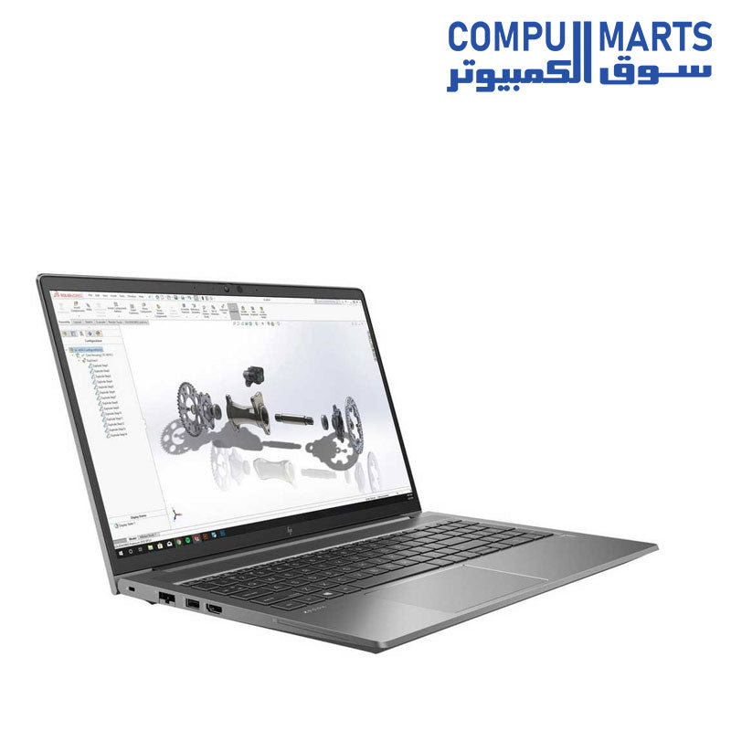 لابتوب HP ZBook Power G8 مستعمل - Core i7 11800H مع 16 جيجا بايت رام و 1 تيرابايت سعة تخزين وبطاقة رسوميات NVIDIA Quadro T1200 4GB بشاشة 15.6 بوصة
