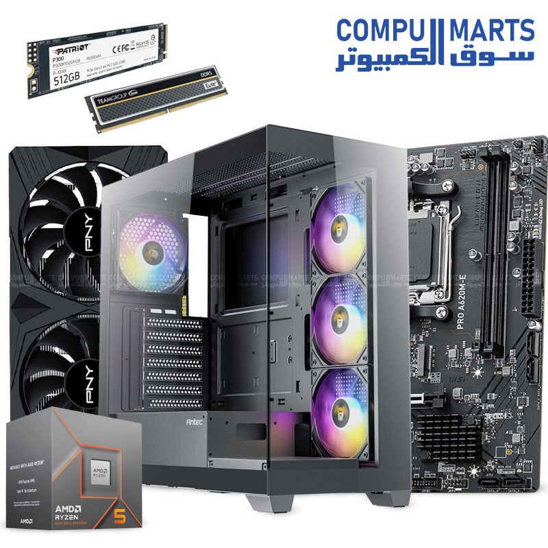 بطاقة فيديو ASUS PRIME Dual GeForce RTX 4070 Ti SUPER OC Edition 16GB GDDR6X/DUAL-RTX4070TIS-O16G موزع معتمد محليًا

