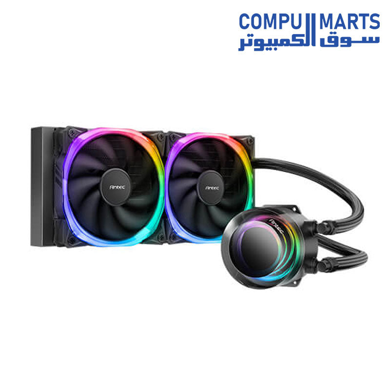 Antec Vortex 360 ARGB Liquid AiO 360mm PC CPU Cooler 0-761345