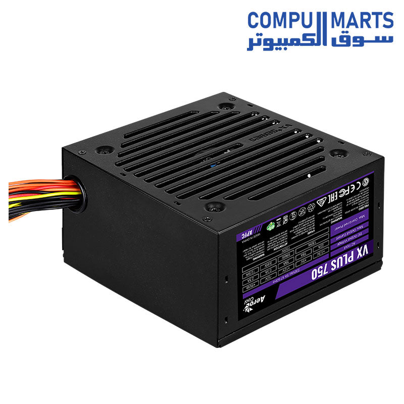 VX-PLUS-750W-power supply-AeroCool-230V-APFC-UK-Box