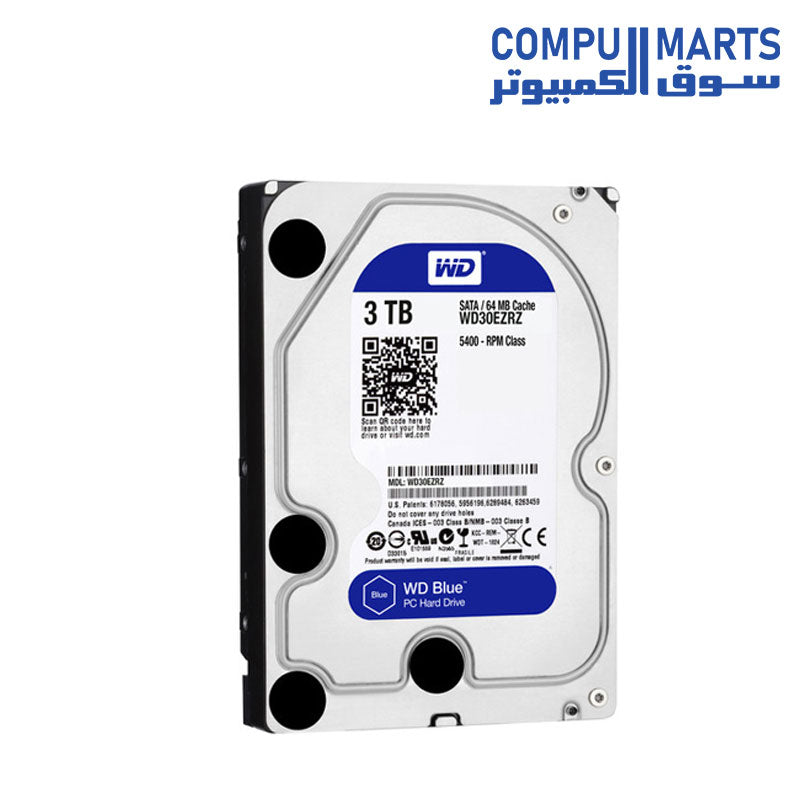 محرك القرص الصلب الداخلي من Western Digital Blue