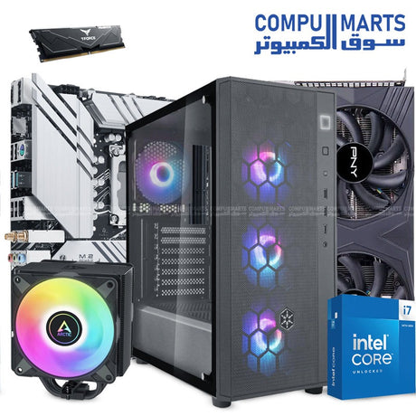 Samurai-Flex-2-RTX-4070-Intel-Core-i7-14700K-B760M-A WIFI-DDR5-6000MHz 32GB-SSD NVMe -1TB-Silver-256-750W Bronze
ARCTIC-Freezer-Air

