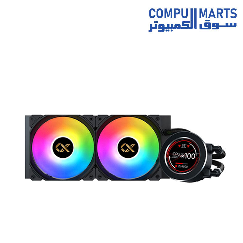 FROZR-O-II-240-CPU-Cooler-XIGMATEK-ARGB-AIO-LIQUID-