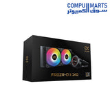 FROZR-O-II-240-CPU-Cooler-XIGMATEK-ARGB-AIO-LIQUID-