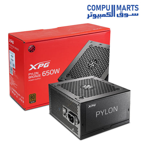 Pylon-Power Supply-XPG-Bronze-Certified-80-PLUS-450-550-650-750-WATT