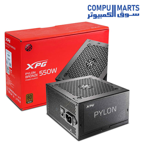 Pylon-Power Supply-XPG-Bronze-Certified-80-PLUS-450-550-650-750-WATT