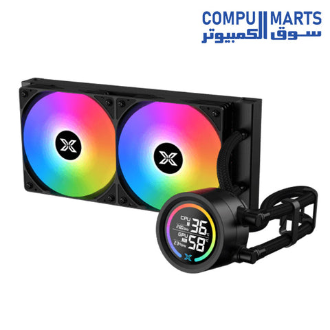 LK-240-Digital-Liquid-Cooler-XIGMATEK-Argb