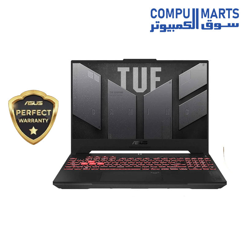 ASUS TUF Gaming A15 FA507NV-LP023W AMD Ryzen 7 7735HS - RTX 4060 8GB - 15.6 FHD 144Hz 100%sRGB - 16GB DDR5 - 512GB SSD - Win 11