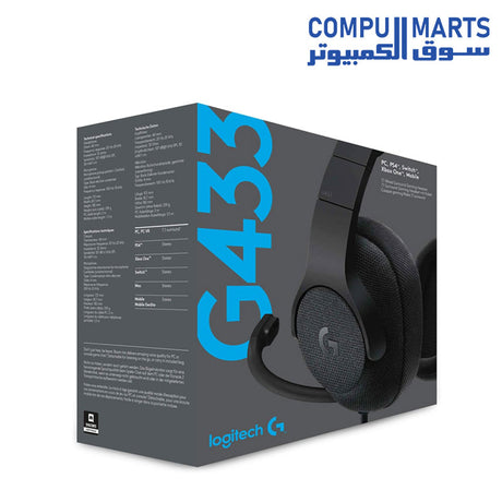 G433-Headset-Logitech-7.1-Surround-Gaming