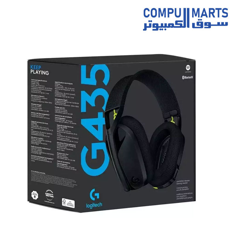 G435-Headset-LOGITECH-Wireless 