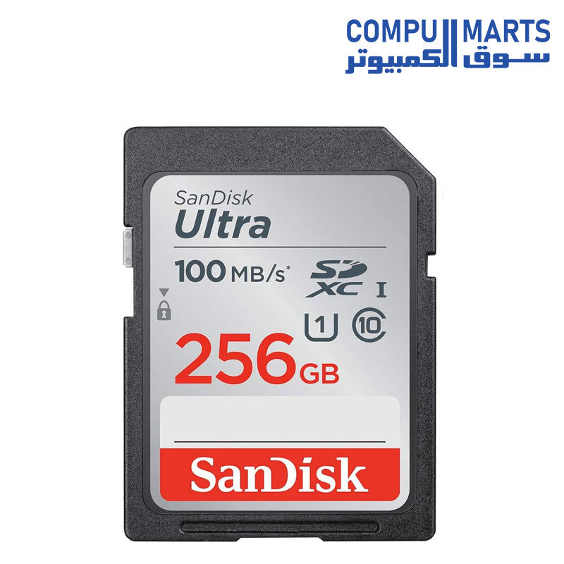 Ultra SDXC-Memory Card-SanDisk-256GB-100MB/s