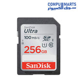 Ultra SDXC-Memory Card-SanDisk-256GB-100MB/s