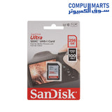 Ultra SDXC-Memory Card-SanDisk-256GB-100MB/s