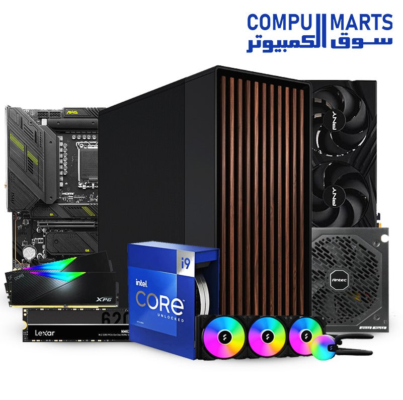 جهاز كمبيوتر شخصي بسيط #1 Core i9 32GB 2TB RTX 4080 SUPER 