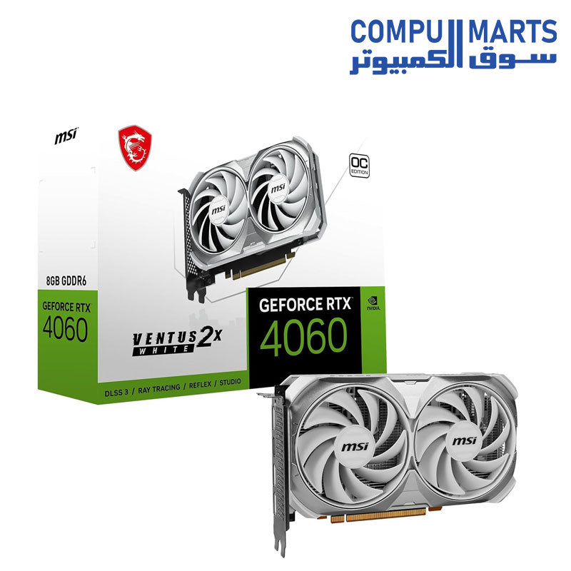 RTX-4060-GRAPHIC-CARD-MSI-GeForce-VENTUS-2X-WHITE-8G-OC