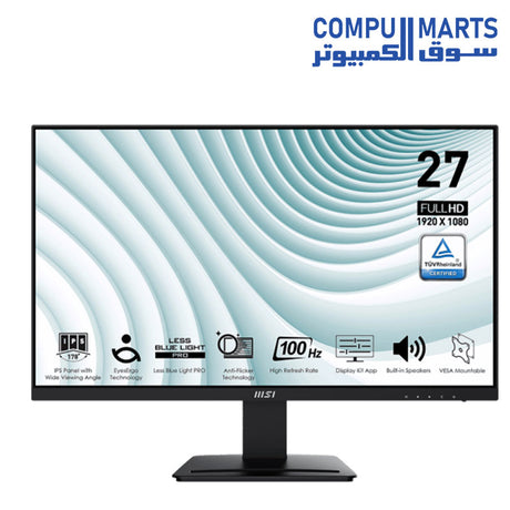 Pro-MP273A-Monitor-Msi-100Hz-IPS-1Ms-27 Inch