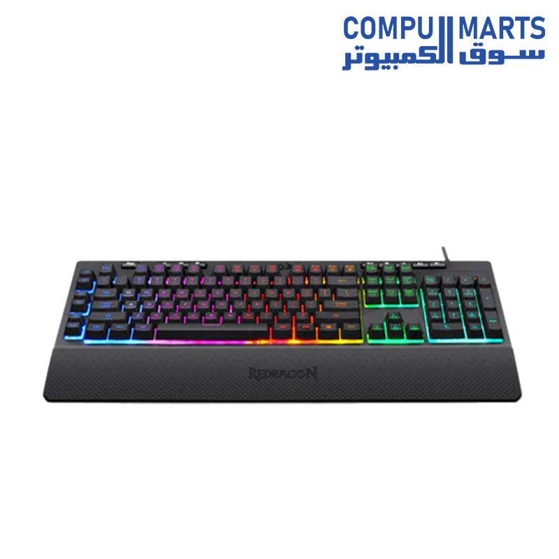 K512-SHIVA-Keyboard-Redragon-RGB-Multimedia-Keys