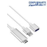 Ot-7562-Usb-3.0-To-Hdmi-Hdtv-Cable-1000mm