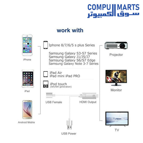 Ot-7562-Usb-3.0-To-Hdmi-Hdtv-Cable-1000mm