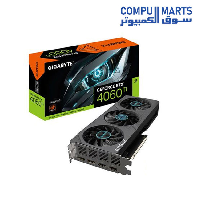 RTX 4060 Ti-Graphics Card-Gigabyte-NVIDIA-GeForce-8GB-GDDR6