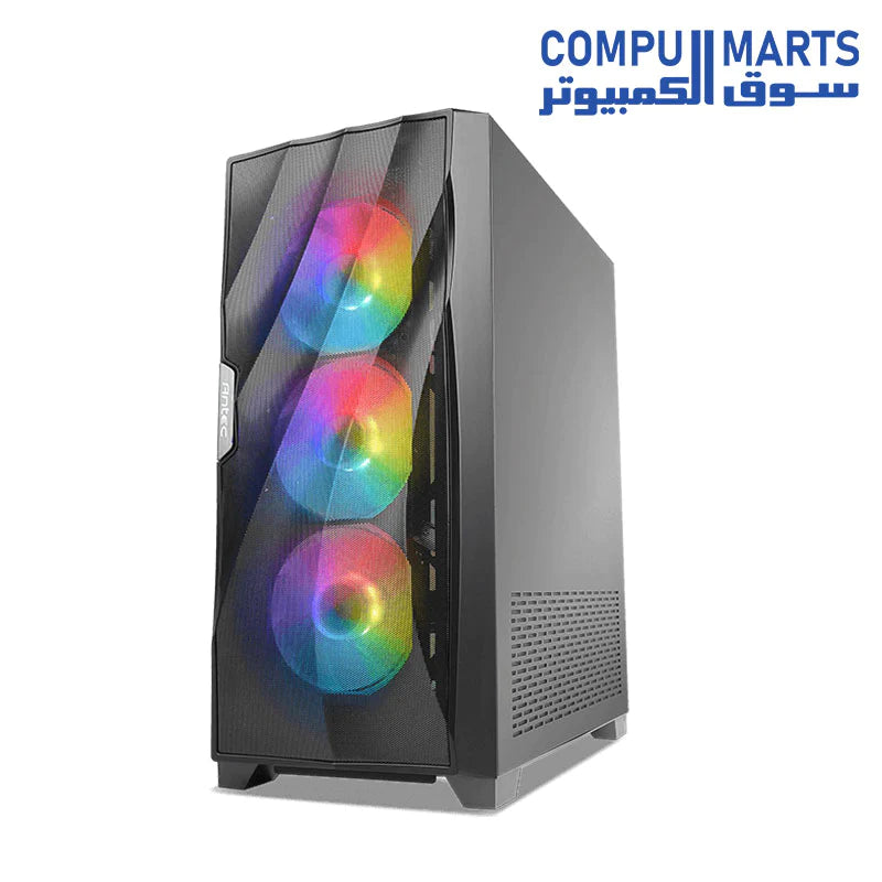 صندوق حاسوب Antec DF700 Flux Mesh من الحجم المتوسط ARGB 5 FAN 3x120m ARGB 2x120m ATX Gaming Case