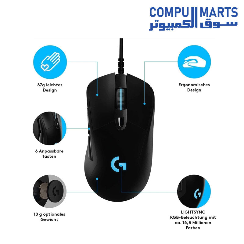 G403-Mouse-Logitech-25,600-dpi