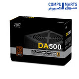 DA500-Power Supply-DeepCool-80-PLUS-Bronze-Certified-500-Watt