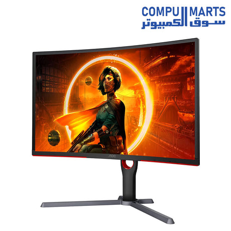 CQ27G3S-MONITOR-AOC-27 INCH-VA-165Hz-1MS