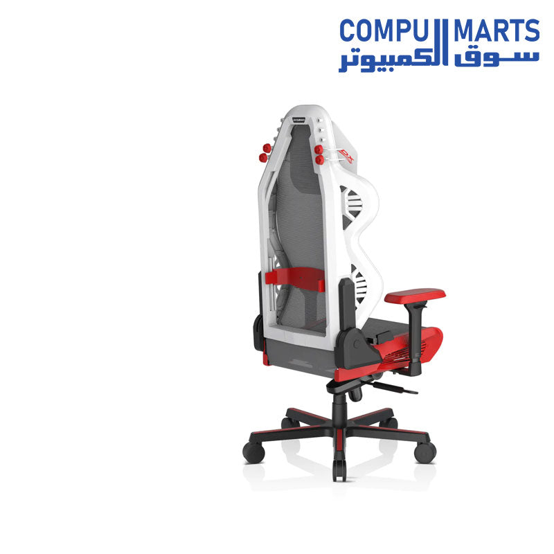 D7200-Chair-DXRacer-White/Red/Black-Gaming