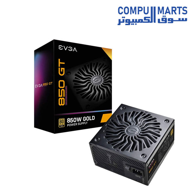 850-GT-Power Supply-EVGA-Gold-Certified-80-PLUS-850-Watt