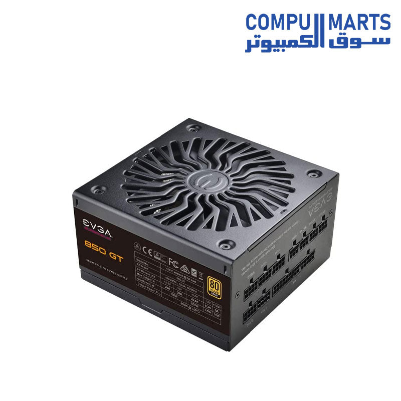 850-GT-Power Supply-EVGA-Gold-Certified-80-PLUS-850-Watt