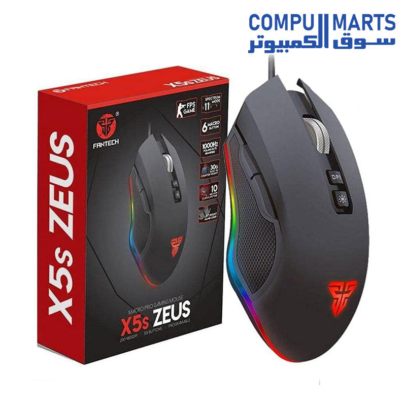 X5s-Mouse-FANTECH-Gaming-4800DPI