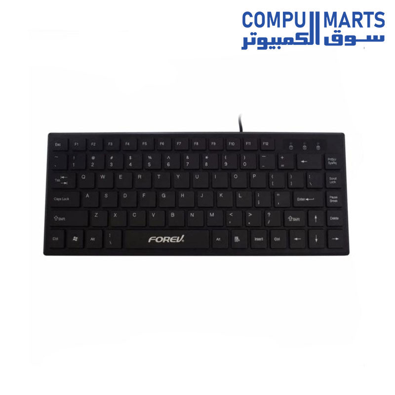 Fv-65S-Slim-Keyboard-Forev-Black