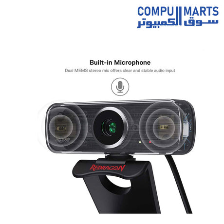 GW800-Webcam-Redragon-1080P