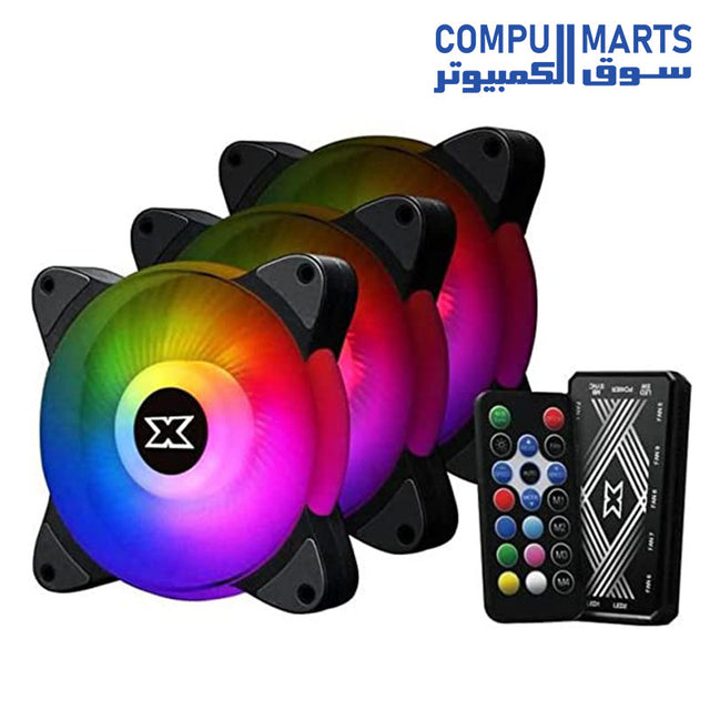 ESSENTIAL- GALAXY-III-ARGB-3-FANS-Xigmatek-CONTROLLER-FAN