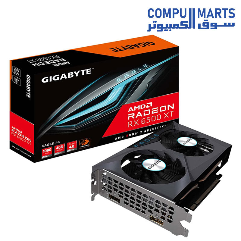 GV-R65XTEAGLE-4GD-RX-6500-XT-EAGLE-4G-Graphics-Card-GIGABYTE-Radeon