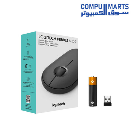 Logitech-Pebble-Wireless-Mouse-M350-Slim-Light-Bluetooth