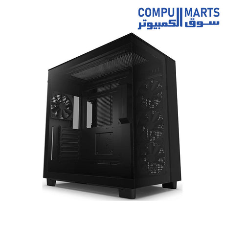 H9-Flow-NZXT-Gaming-Case-Perforated-Dual-Chamber-Mid-Tower-Tempered-Glas-Mid-Tower-black