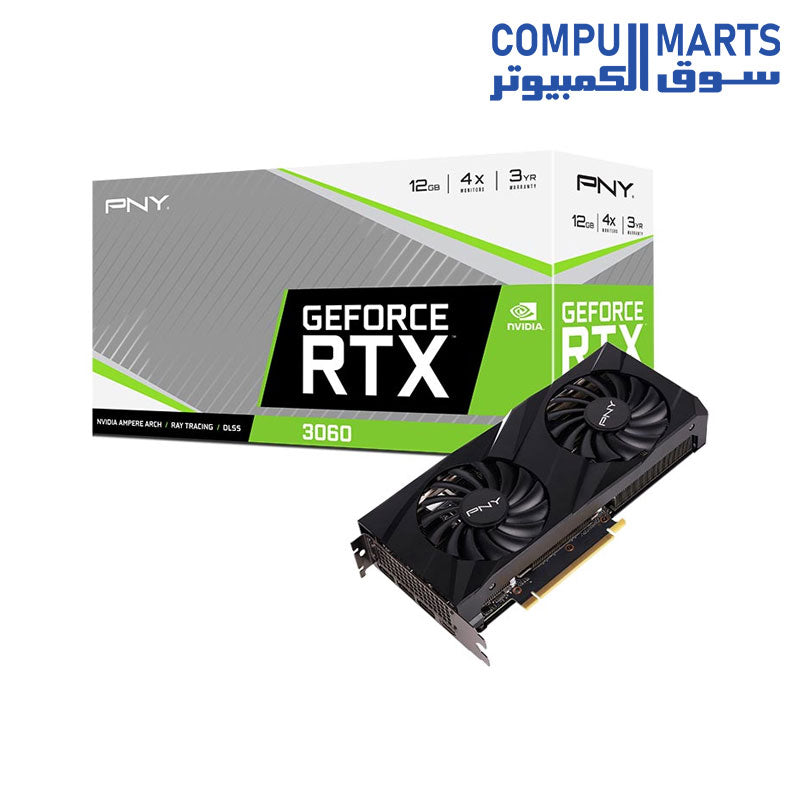 RTX-3060-GRAPHIC CARD-PNY-GeForce-12GB-Dual-Fan